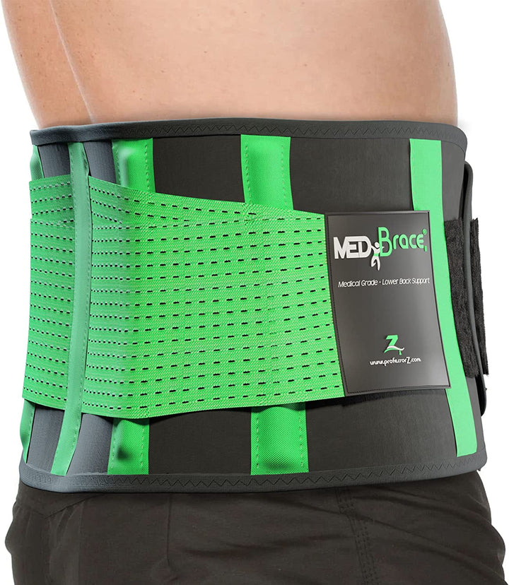 Back Support Belt Back Brace for Lower Lumbar Pain Relief for Men and Women - Medical Grade Orthopaedic Waist Compression for Sciatica Nerve, Scoliosis, Disc or Lifting at Work