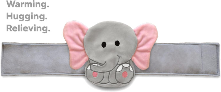 Baby Colic, Gas and Upset Stomach Relief – Belly Hugger – a Soothing Warmth Combined with Gentle Compression (Elephant)