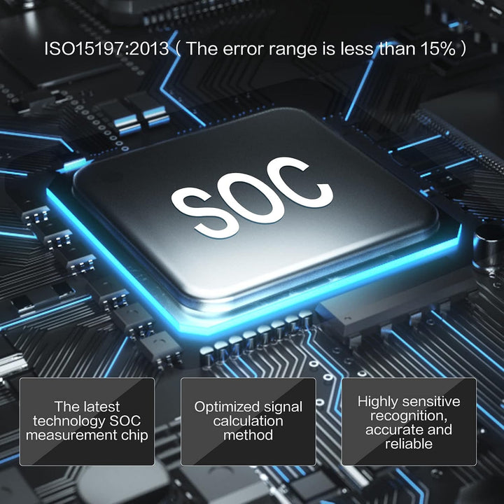 (Safe-Accu2) Glucose Test Strips/Blood Sugar Test Strips 50 Pcs No Code/For  Safe-Accu2 Blood Glucose Monitor Only