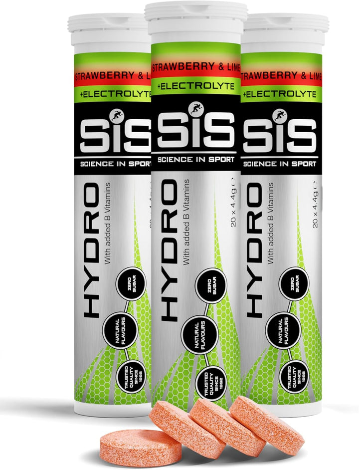 Hydro Electrolyte Tablets 20 Pcs. Pink Grapefruit – Vegan & Gluten-Free, Ideal to Promote Hydration and Maintain Electrolytes Balance (Packaging May Vary)