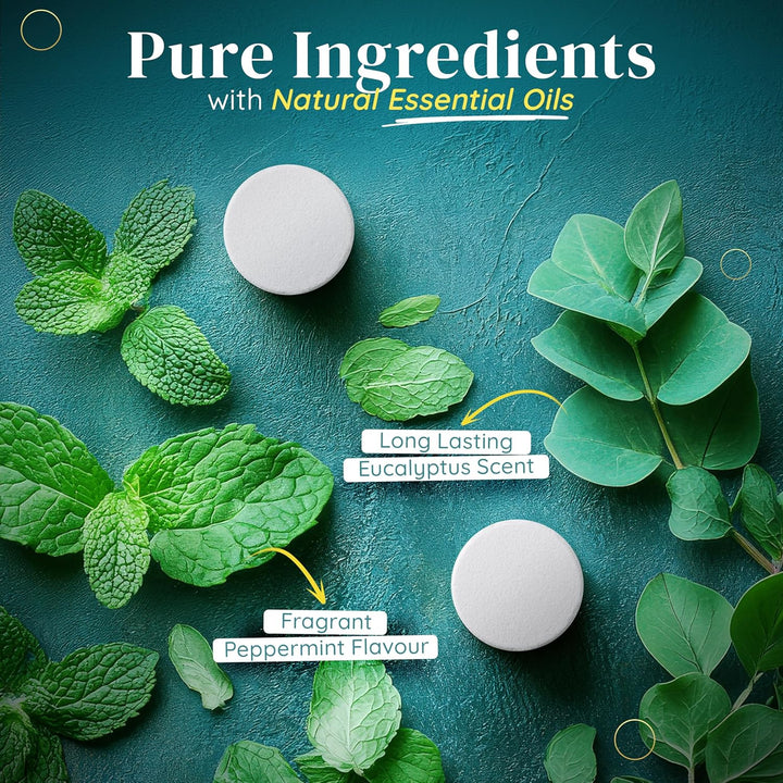 Luxury Shower Steamers for Men & Women – 6 Pack Menthol & Eucalyptus Aromatherapy Shower Bombs – Natural, Vegan Shower Melts for Stress Relief & Congestion – Spa Gift Set for Her, Him, Mom