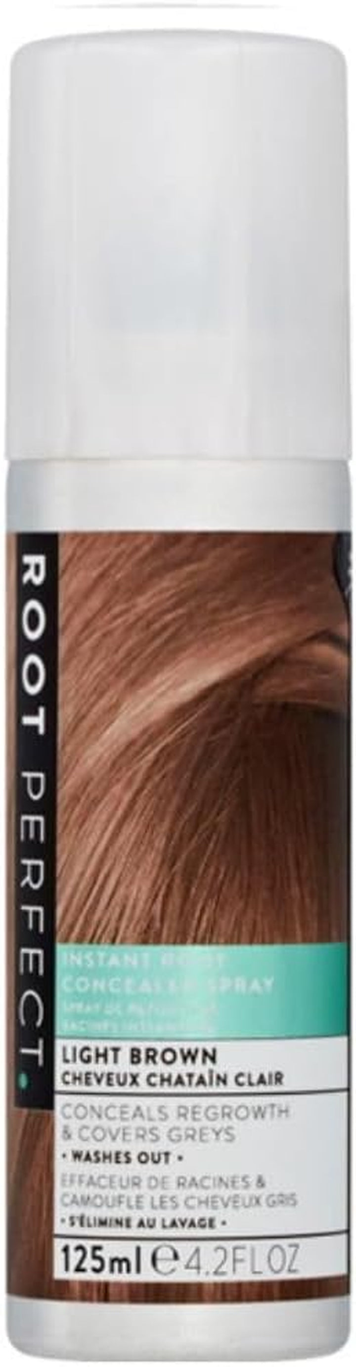 Root Touch up Spray – Dark Brown, Instant Root Concealer for Grey Coverage, Temporary Hair Colour Spray, Quick-Dry, Hair Disguise Solution, 75Ml