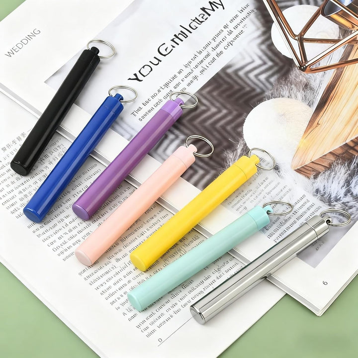 6 Counts Ear Wax Removal Tool Set with Storage Tube, 2026 New Earwax Cleaner Tool Kit, Stainless Steel Earwax Removal Toolkit with Portable Storage Box (Pink)