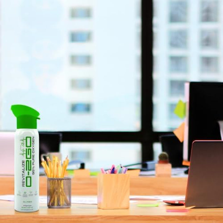 Oxygen CAN with Integral MASK 99.5% Easy to Use Pure Oxygen (36L (Litres) Pack of 2) Pure Breathing Oxygen in a Lightweight Aluminium Canister Made in the UK