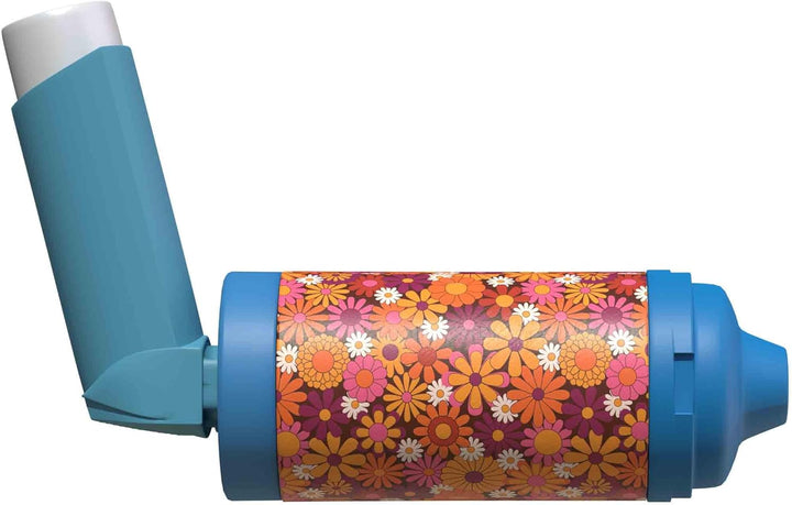 Spacer Cover in over 30 Designs – Vegan Leather Spacer Case for Kids and Adults – Handmade in England (Aint Easy Being Wheezy, Aerochamber plus Flow-Vu)