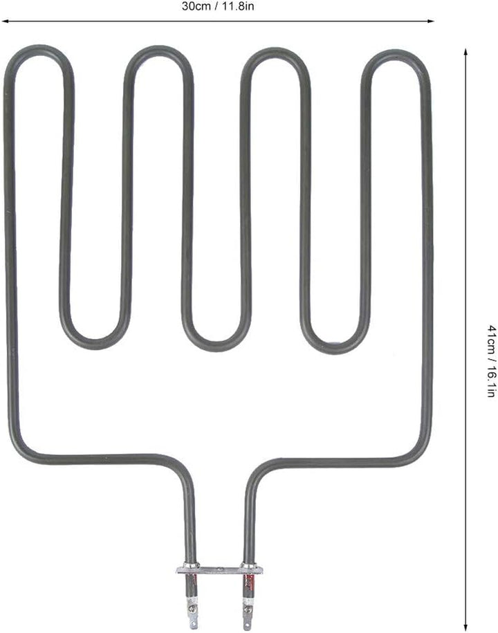 Sauna Heating Element,Electric Heating Element for Sauna Stove Stainless Steel Straight Heat Sauna Heating Element Component (SCA-2000W)