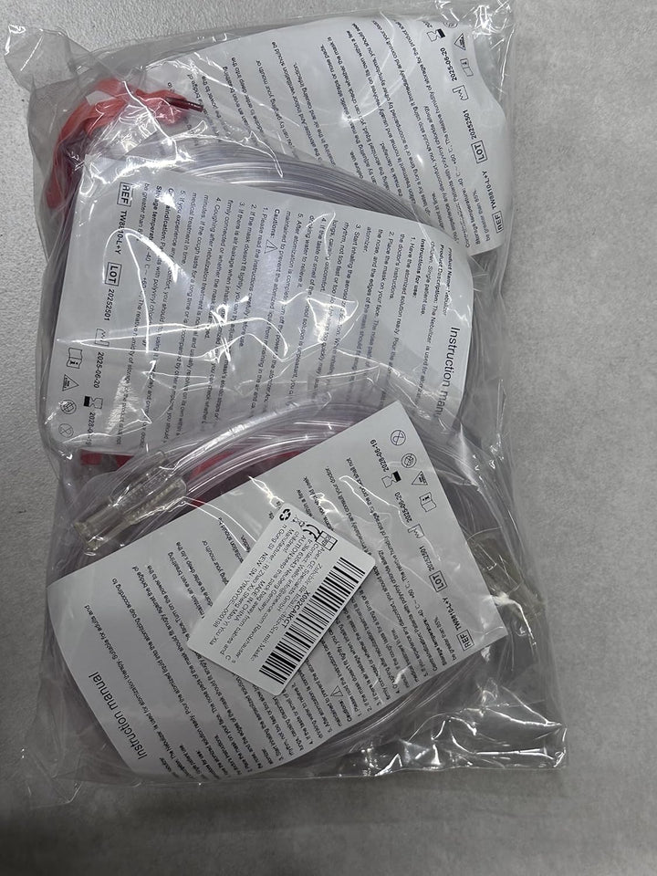 Nebulizer Replacement Parts for Adults Portable Nebuliser Accessories Kit Mask Tubing and Mouthpiece for Home Travel