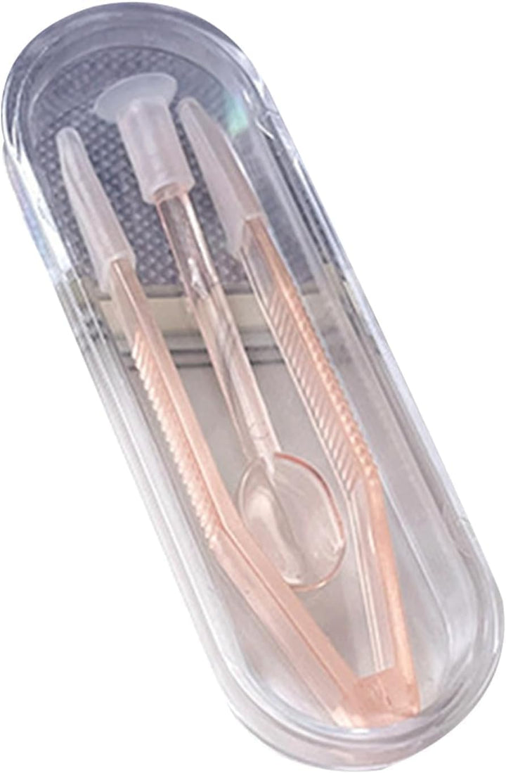 Purple Practical Contact Lens Insertion and Removal Tool Set Practical Equipment Supplies for Students Office Workers House Contact Lens Wearing Tool Kit Lens Care