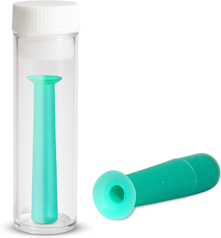 | Contact Lenses Applicator & Remover Tool with Storage Case | 1PC Green Silicone Lens Inserter with Suction Holder for Coloured Contact Lenses