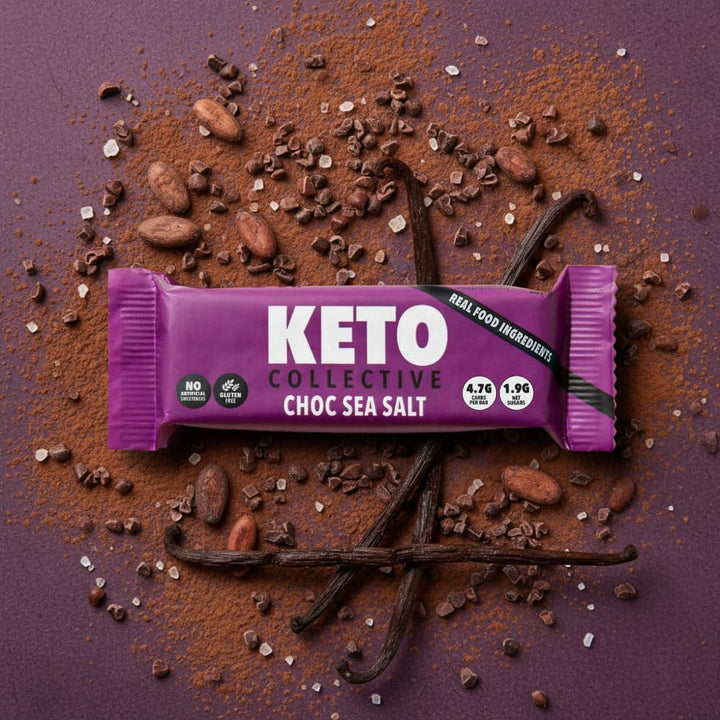 Keto Bars 15X40G | 2G Net Carbs | Keto Snacks | High Fibre | Natural Ingredients | Source of Protein | Low Carb Snacks | Gluten Free | Vegan | Made in the UK | No Artificial Sweeteners