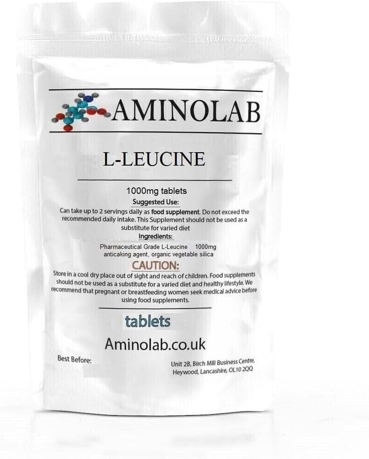 -L-Leucine 1000Mg - 30 Tablets - Supports Mucle Growth & Recovery, Reduces Muscle Soreness, Improves Overall Athletic Performance - ESSENCIAL Amino Acid