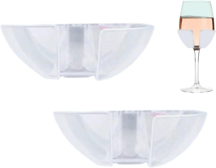 Wine Glass Holder for Shower, Hangable Cup Holder Bathtub Trays, anti Slip Wine Glass Holder, No Drill Hangable Shower Caddy for Bathroom