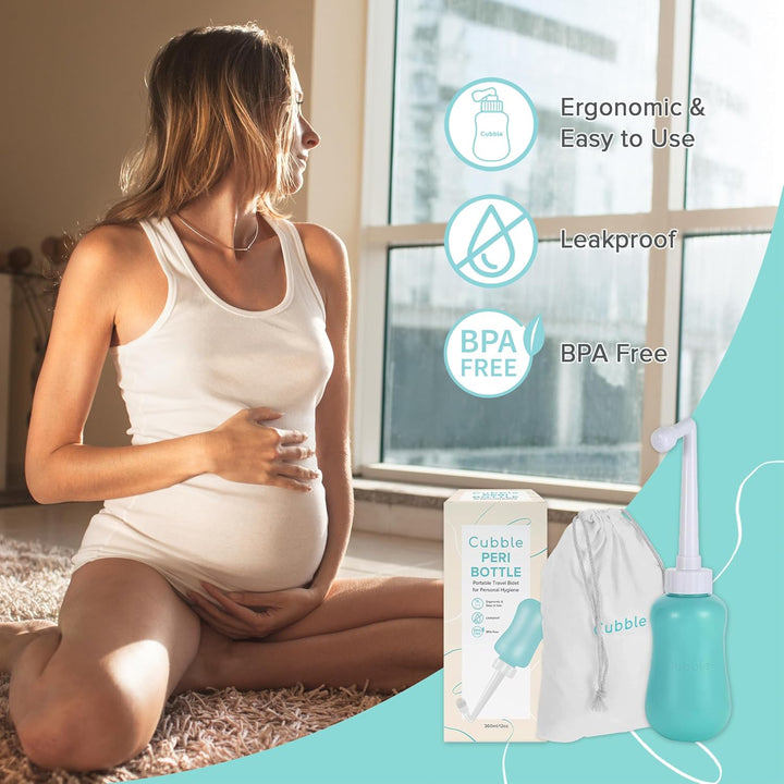 360 Ml Upside down Peri Bottle for Postpartum Care for New Mums, Portable Bidet, Perineal Recovery, Feminine Hygiene Care, Spray Bottle for Toilet and Travel Use