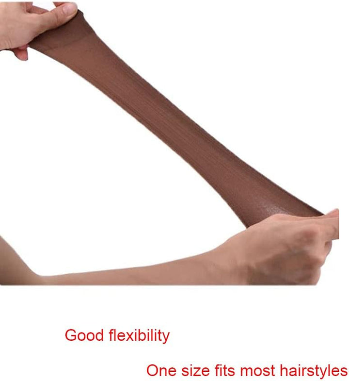 Wig Caps, Stocking Ultra Thin - 6 Pieces, Breathable, Sweat Absorber & Stretchable Light Brown Caps for Women, One Size Fits All