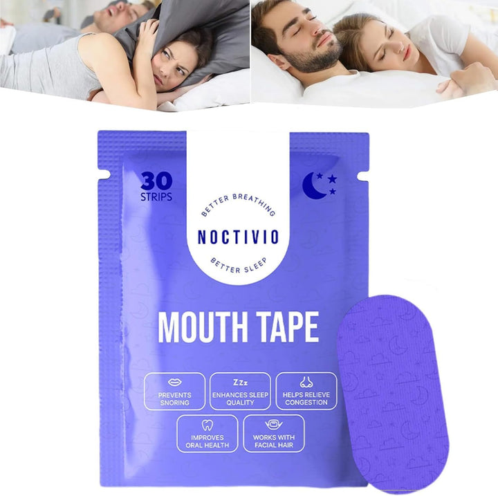 Mouth Tape for Sleeping Snoring,Gentle on Sensitive Skin,Pain Free Removal,Great Day Begins with a Good Night'S Sleep