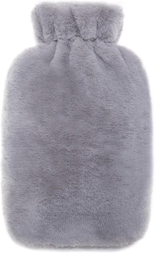 Hot Water Bottle Cover - Soft Cover, 2L, Grey