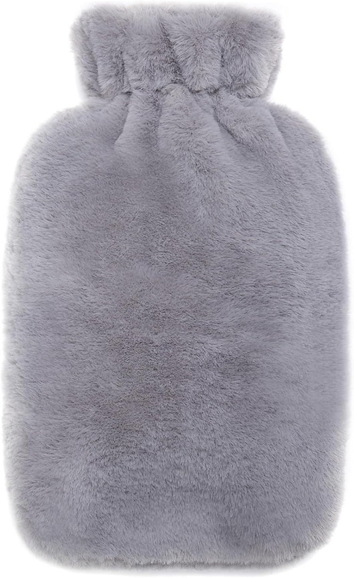 Hot Water Bottle Cover - Soft Cover, 2L, Grey