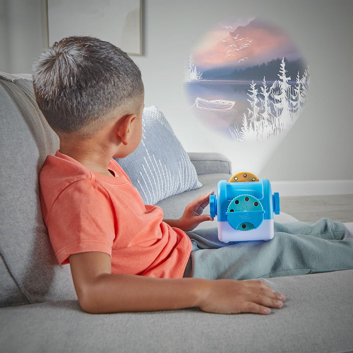 Learning Resources Calming Moments Projector, Ages 3+, Calming Toys for Kids, Mindfulness & Night Light with Soothing Sounds, Blue