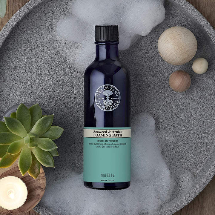 Seaweed and Arnica Foaming Bath | Ease Tiredness & Restore Vitality | 200Ml