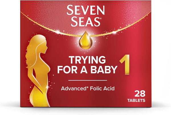 Trying for a Baby, Prenatal Vitamins, Pregnancy Planning Supplement with an Advanced* Folic Acid to Help Increase Folate Levels¹, Zinc and Iron, 28 Tablets, 4 Weeks