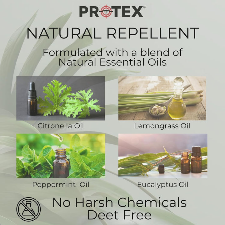 18 Black Insect Repellent Bracelets, Adjustable Leather Deet-Free Wrist Bands, Effective Protection, Insect Mosquito Repeller Bands for Adults & Kids, Resealable 18 Pack.