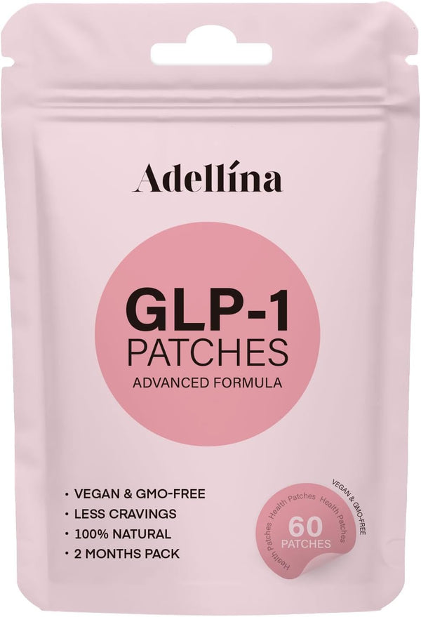 GLP-1 Patches 60 Count: Advanced Formula with Berberine L-Glutamine - 2 Months Pack