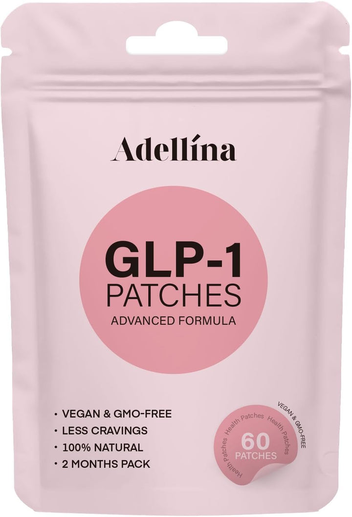 GLP-1 Patches 60 Count: Advanced Formula with Berberine L-Glutamine - 2 Months Pack