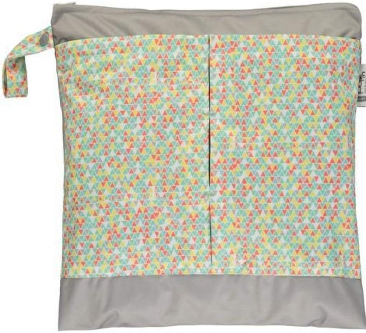 Pop-In Reusable Bamboo Wipes - 10 X Washable Baby Wipes 20X15Cm Pastel Colours Extra Soft & Reusable for Baby'S Hands & Face