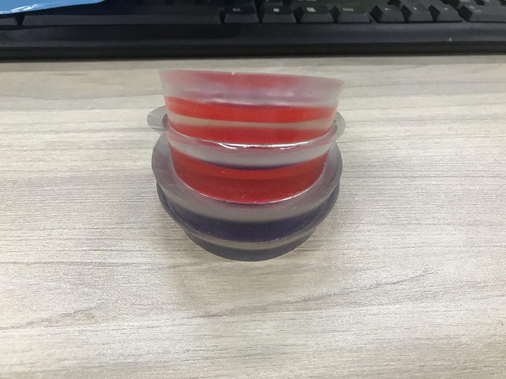 2 Pairs Gel Heel Cups, Silicone Heel Cup Pads for Plantar Fasciitis, Heel Spur & Achilles Pain, Gel Heel Cups and Cushions Absorbing Support (L)