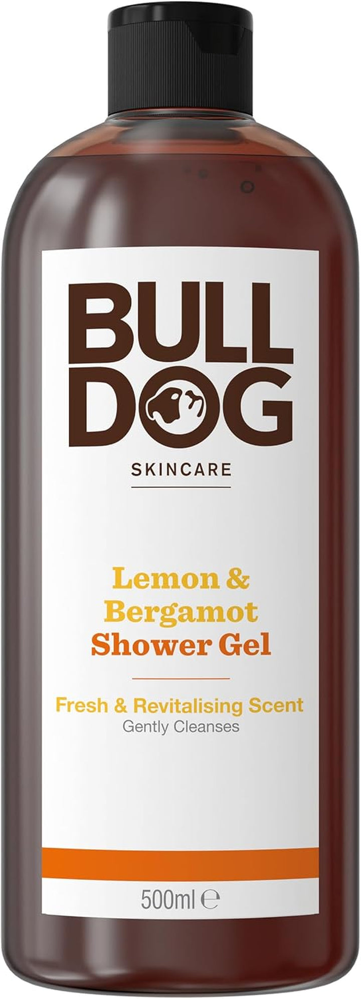Skincare Lemon & Bergamot Shower Gel for Men, Natural, Refreshing Men'S Shower Gel, 500 Ml