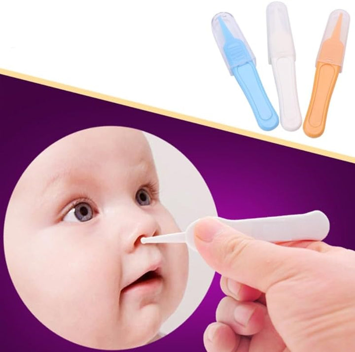 2 Baby Clean Tweezer Infants Clean Ear Nose Clean Tweezer Navel Baby Nose and Ear Gadget Forceps Cleaning Supplies Baby Nose and Ear Gadget