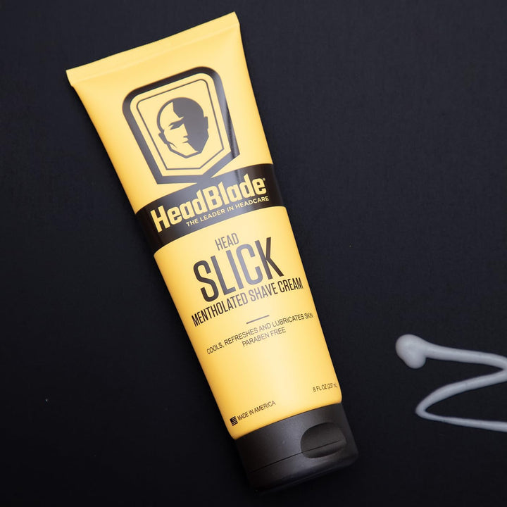 - Headslick Mentholated Shave Cream, Use It Anywhere You Shave - 8 Fl Oz