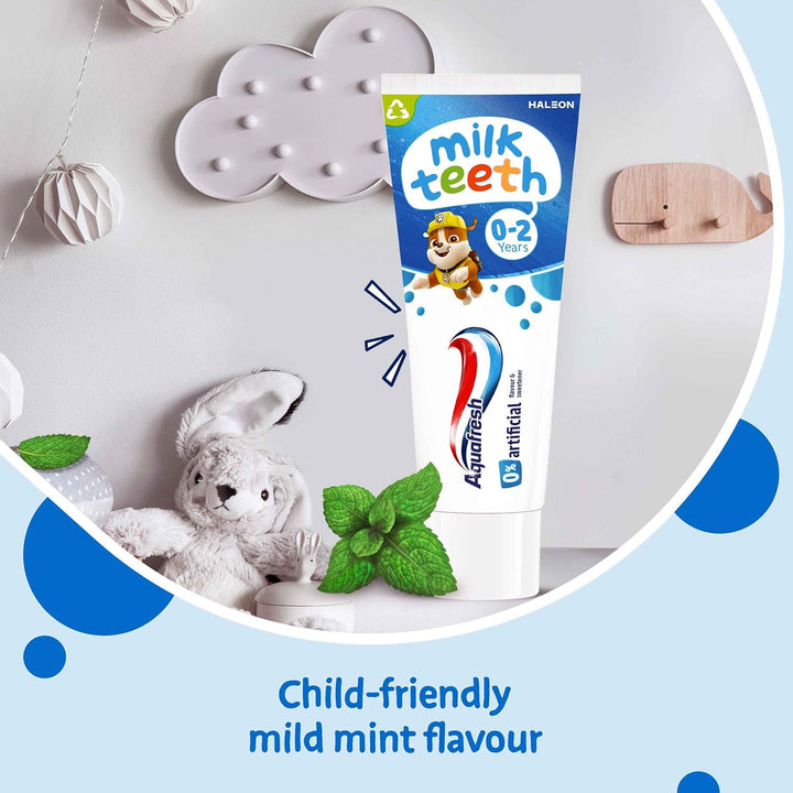 Paw Patrol Milk Teeth Baby Toothpaste 0-2 Years, Toddler Toothpaste for Infants, Gentle Care for Milk Teeth, 50Ml