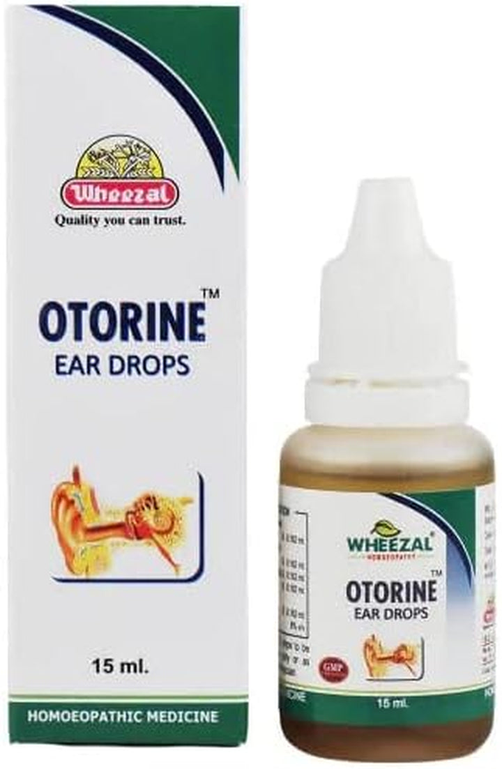 Otorine Ear Drops for Ear Wax Removal, Ear Pain, Earache, Ear Discharge, Infection of Ear, Excessive Wax, Swimmer'S Ear - 15Ml