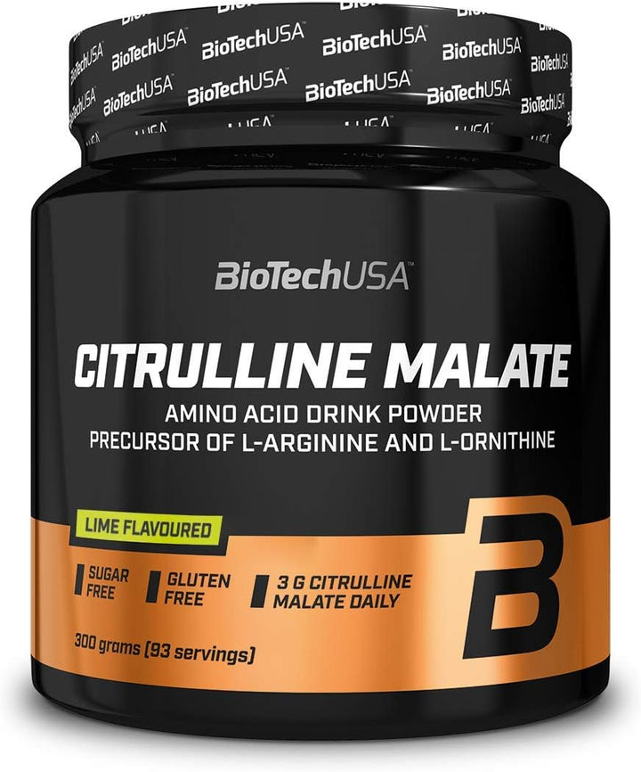 Citrulline Malate Powder | Essential Amino Acid for Athletes | Sugar-Free | Gluten-Free | 300 G | Unflavoured