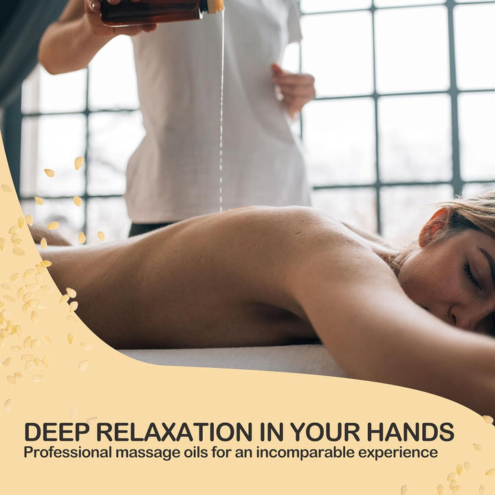 100% Pure and Natural Organic Sesame Oil Extracted from the Cold Pressing of Sesame Seeds. Certified Organic. Skin and Hair Care. Ayurveda Massage Oil - 1000 Ml 1 L 35.2Fl Oz