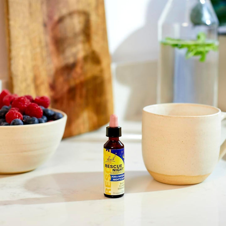 Night Dropper | Aid a Natural Night'S Sleep | Bach Original Flower Essences | Easy-To-Use 20Ml Dropper | Help Switch off Repetitive Thoughts for Restful Sleep​