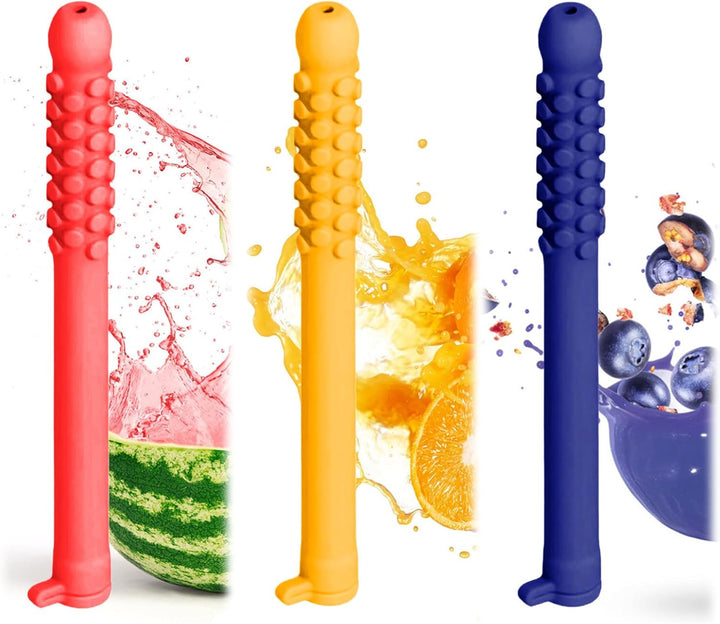 3Pcs Chewable Breathers Sticks with Essential Oils - New Portable Aromatherapy for Focus & Respiratory Support, Natural Alternative to Reduce Urge