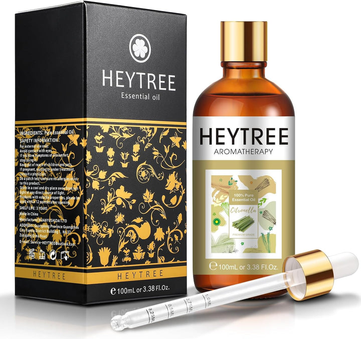 Peppermint Essential Oil 100Ml - Pure Natural Essential Oils Strong,Fresh Minty Scent Increases Clarity - Perfect for Aromatherapy,Diffuser, Clear Breathing-Strong Peppermint Oil