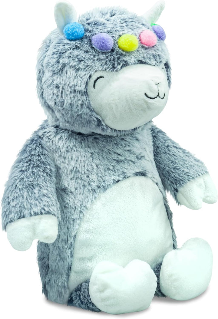 Cute Plush and Cuddly Animal Hot Water Bottles (Blue Llama)