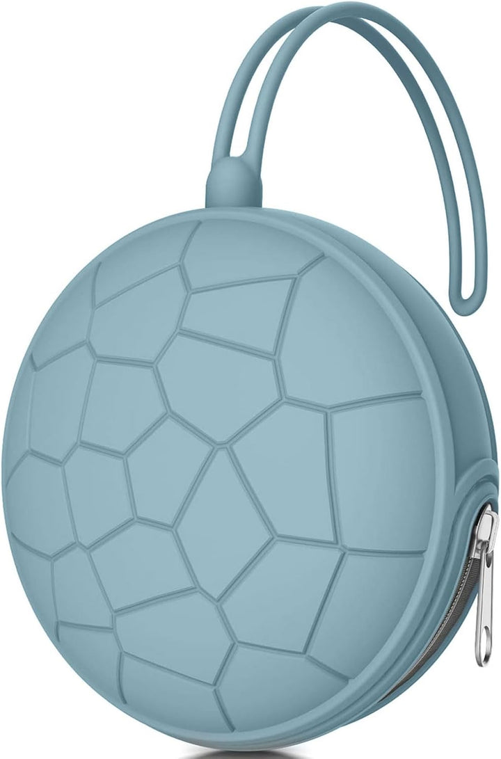 Dummy Holder Case Set,Bpa Free Silicone Pacifier Holder Pod,Dummy Storage Box,Portable Soother Pods for Baby Nappy Changing Bag Stroller,Travel,Home,Easy to Clean(Pink)