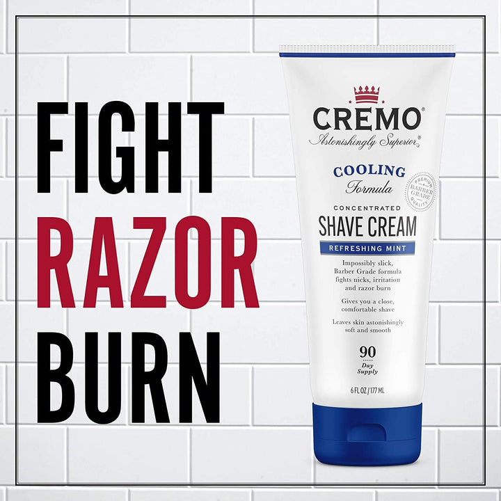 - Cooling Concentrated Shave Cream for Men - Fights Razor Burns - 177Ml