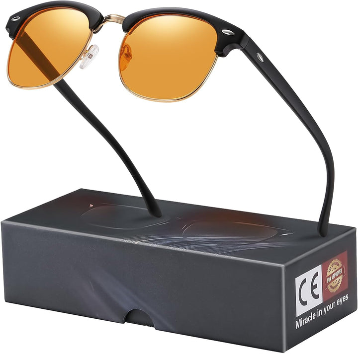 Blue Light Blocking Glasses Gaming Glasses Computer Gamer Glasses Powerful Professional Filter, Anti-Fatigue anti Glare UV & Eyestrain Screen Glasses for Women Men (Video Games, Console, TV, PC)