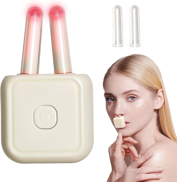 Red Light Nasal Therapy Device,Portable Infrared Light Therapy Instrument,Nasal Red Light Therapy Device,Red Light Nasal Therapy for Nose Nasal Clearing Device