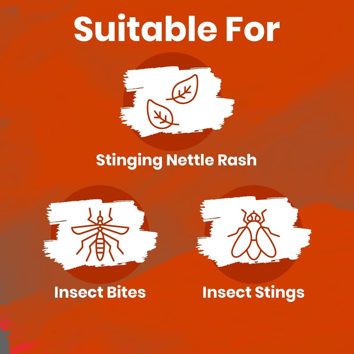 s Fast Acting Hydrocortisone Cream 1% W/W Bite and Sting Cream, Mosquito and Bee Sting Treatment, Itchy Skin and Redness Solution, 3 X 10G Tubes for Eczema and Irritation