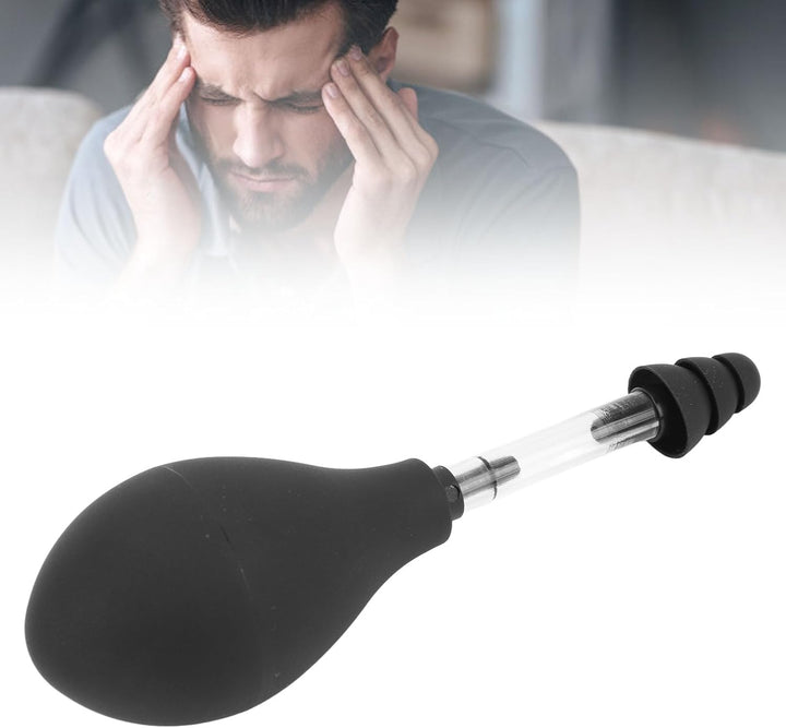 Ear Pressure Relief Tool - Silicone Inner Ear Suction Device for Migraine and Tension Headaches, Airplane Ear Pressure Aid, Portable Relaxing Tool