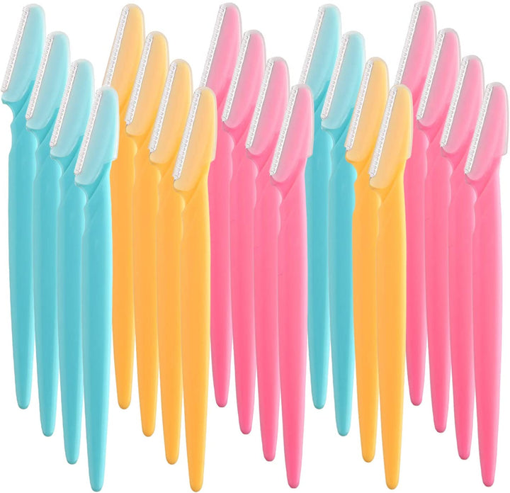 20Pieces Eyebrow Razor Face Razor Shaper for Precisely Triming and Shaping Facial Hair Women'S Trimmer Shaving Grooming Kit