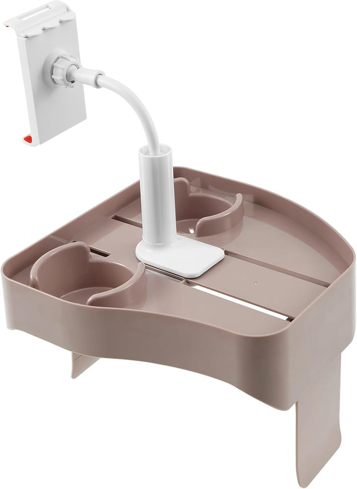 3-In-1 Adjustable Hot Tub Tray Table with Cup Holder Phone Holder, Fits for Outdoor Inflatable Pools/Spas Caddy Drink Tray, Must Have Hottub Accessories for Adults