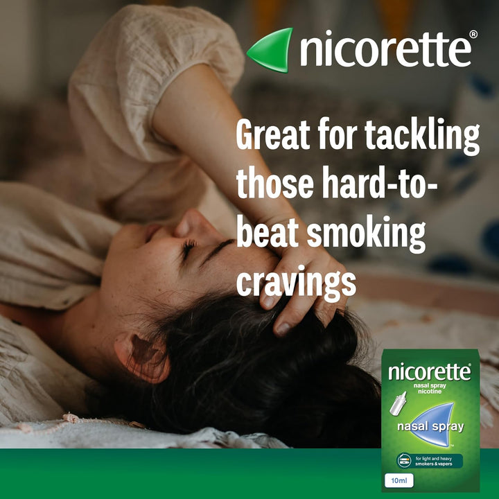 Nasal Spray (1X 10Ml), Fast-Acting Nicotine Nasal Spray to Help Stop Smoking, Cessation Aid for Relief from Cravings and Nicotine Withdrawal