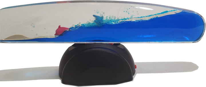 SUPREMETECH Wave Motion Machine (Blue, 12 Inch with Dolphins)